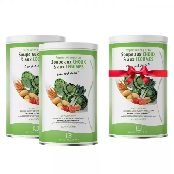 2+1 Französisches Kohlsuppen-Abnehmprogramm – zwei Packungen + ein Geschenk 2+1 Französisches Kohlsuppen-Abnehmprogramm – zwei Packungen + ein Geschenk