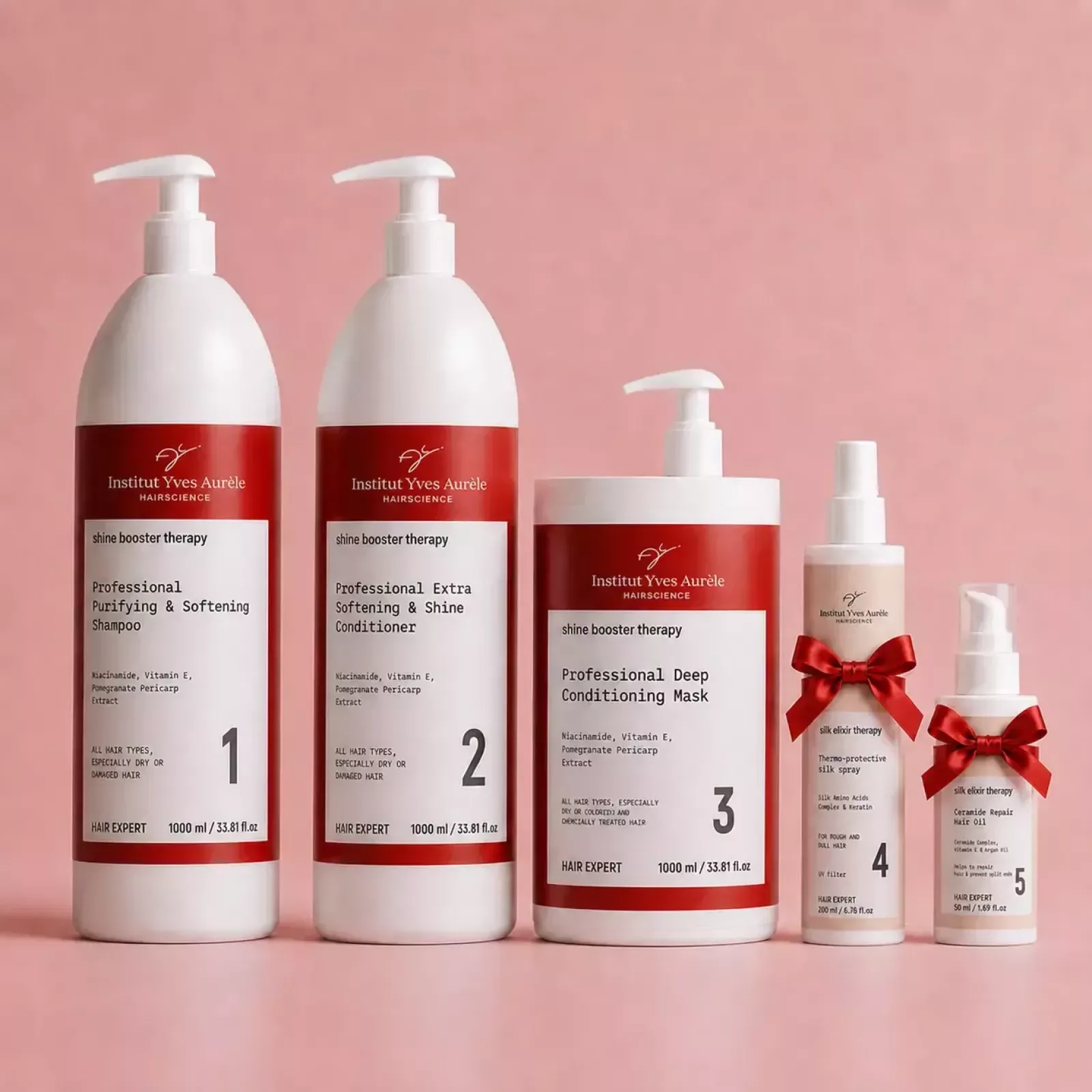 NEU! SHINE BOOSTER THERAPY | Professionelle Haarpflegeroutine für weicheres, glänzenderes und geschmeidigeres Haar + 2 Geschenke! NEU! SHINE BOOSTER THERAPY | Professionelle Haarpflegeroutine für weicheres, glänzenderes und geschmeidigeres Haar + 2 Geschenke!