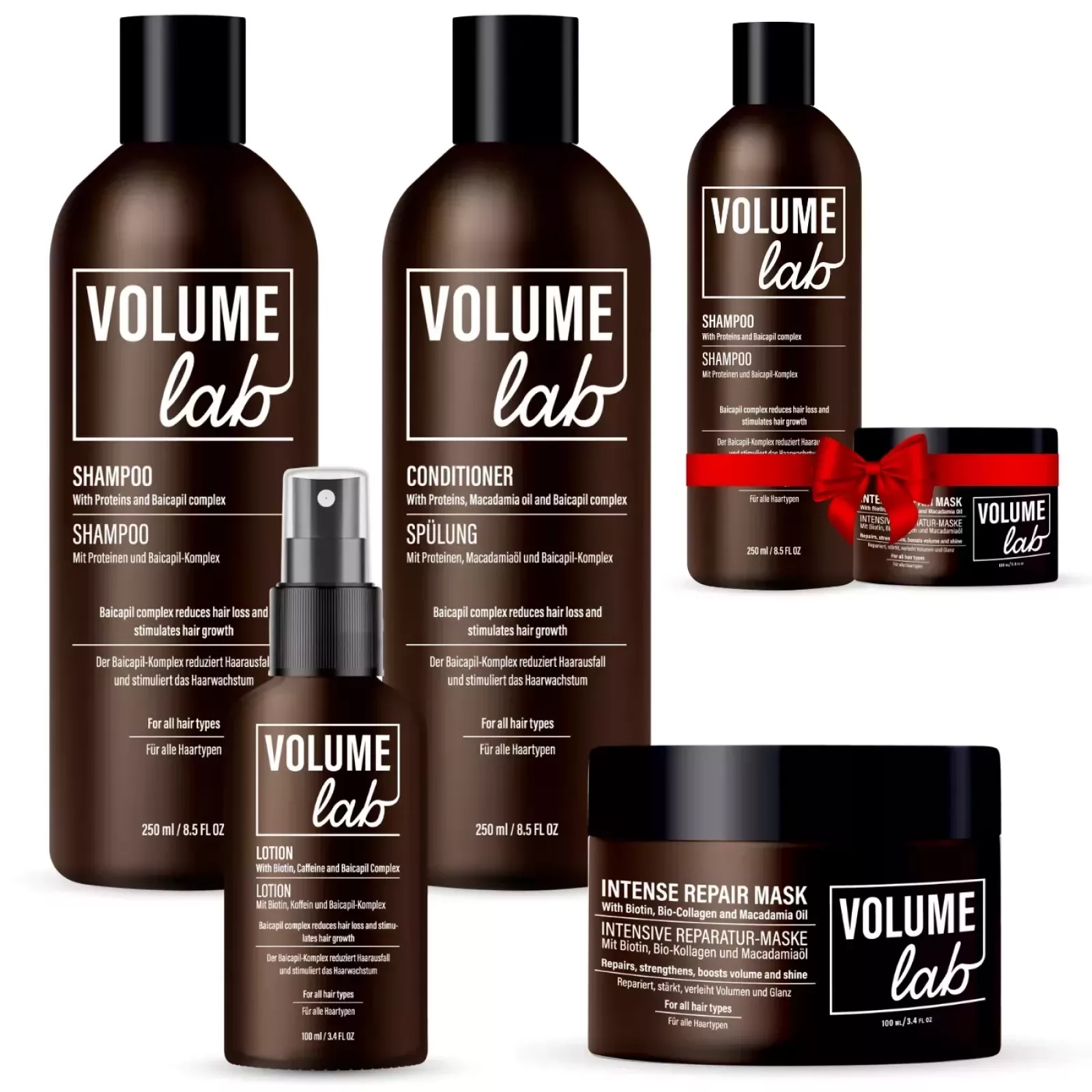 Kit de restauration et d'hydratation intensive des cheveux + stimulateur de croissance capillaire en cadeau Kit de restauration et d'hydratation intensive des cheveux + stimulateur de croissance capillaire en cadeau
