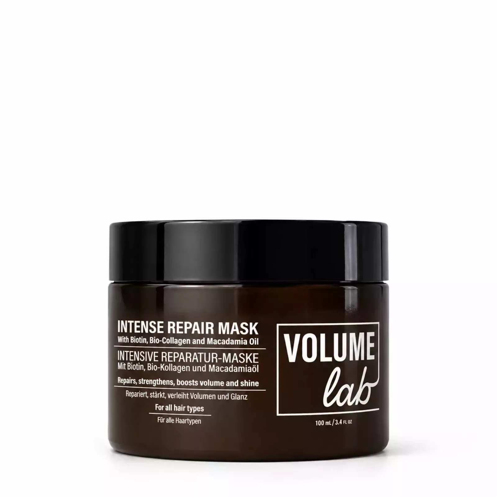 Volume Lab Haarmaske repariert geschädigtes Haar Volume Lab Haarmaske repariert geschädigtes Haar