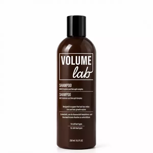 Volume Lab Shampoo erhöht das Wachstum und die Dichte neuer Haare